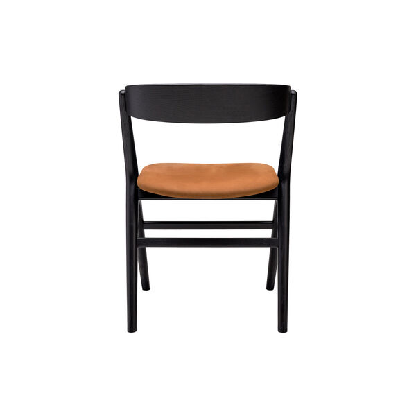 Sibast No 9 spisebordsstol, sortlakeret eg/cognac Sibast No 9 spisebordsstol, sortlakeret eg/cognac, Sibast Furniture