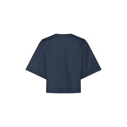 Pia Blouse S/S, dark blue, LA RŌUGE