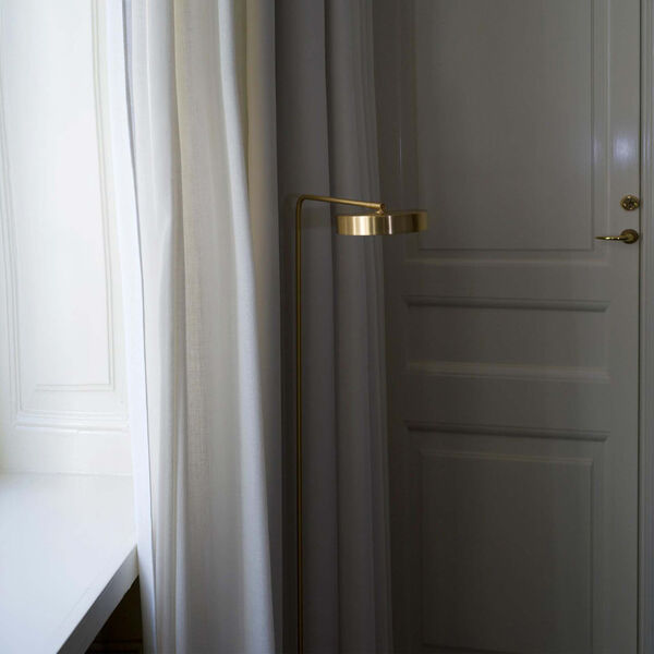James Floor Lamp, brass James Floor Lamp, brass, Rubn