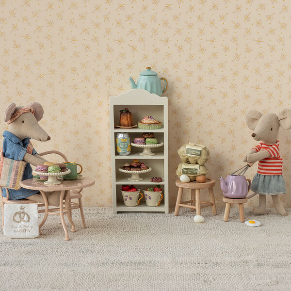 Caf&eacute;s&aelig;t tl mus, pale pink, Maileg