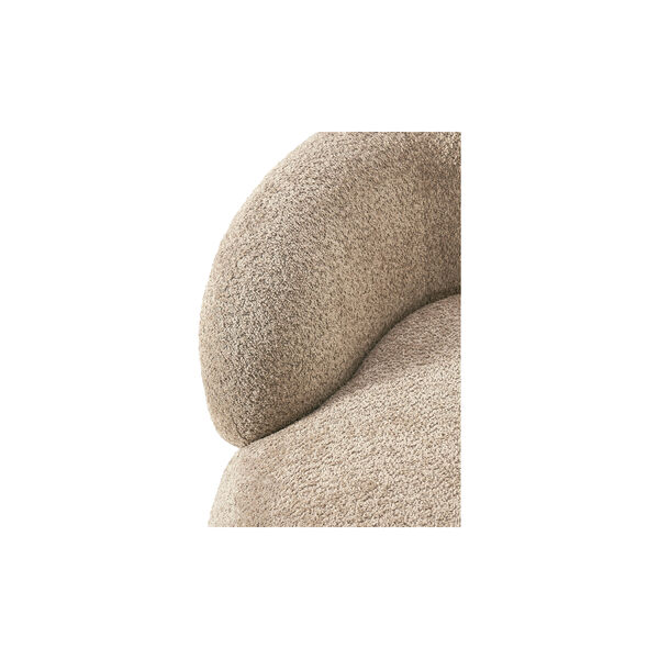 Alba Lounge Chair, teddy boucl&eacute; beige, Westwing Collection