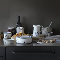 Blå Mega Riflet kande 50 cl, Royal Copenhagen