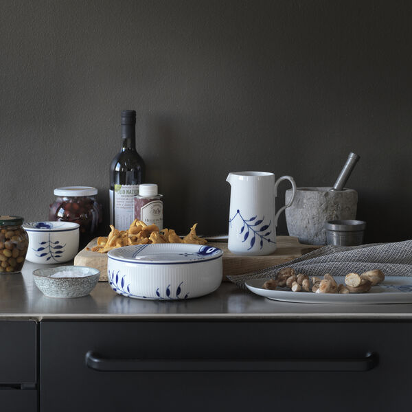 Blå Mega Riflet kande 50 cl, Royal Copenhagen