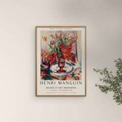 Henri Manquin - Art exhibition, Poster & Frame