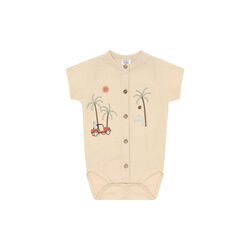 HCBertil Muslin Bodystocking, sandshell, Hust & Claire