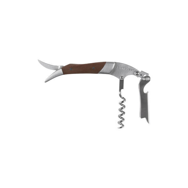 Premium Tjenerproptrækker, walnut, Le Creuset