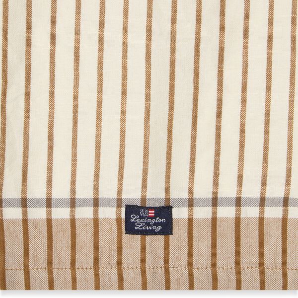 Striped Kitchen Towel | Fudge/White | Viskestykke, Lexington