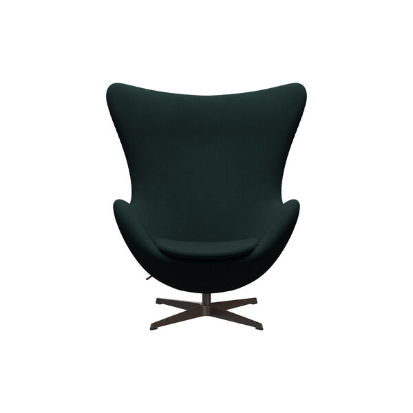 &AElig;gget&trade; 3316 loungestol, Christianshavn 1161 dark green/brown bronze, Fritz Hansen