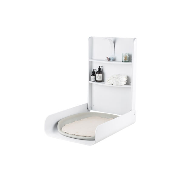 Sebra v&aelig;gh&aelig;ngt puslebord, classic white, Sebra