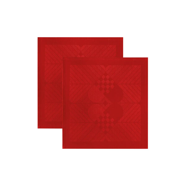 CHRISTMAS  Napkin | Serviet | Deep Red, Georg Jensen Damask