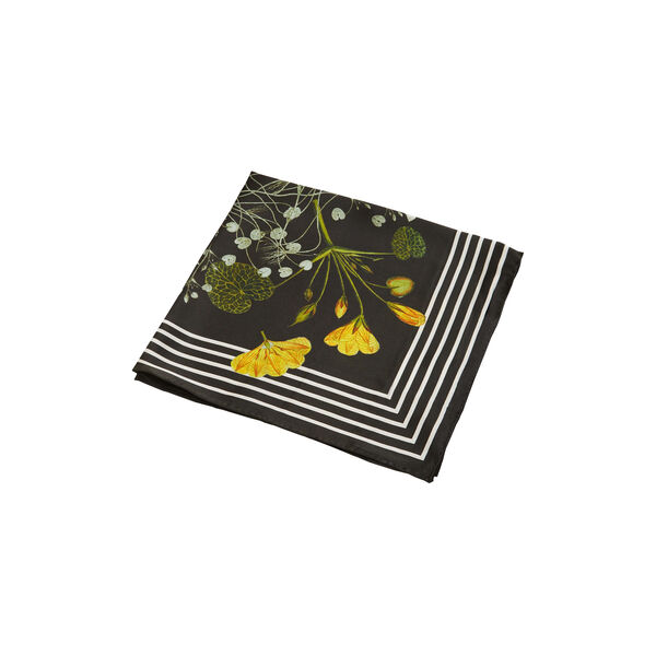 Green Striped Blossom silketørklæde, emerald green, Flora Danica Denmark