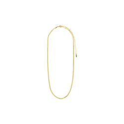 JOANNA Flat Snake Chain Halskæde, gold plated, Pilgrim