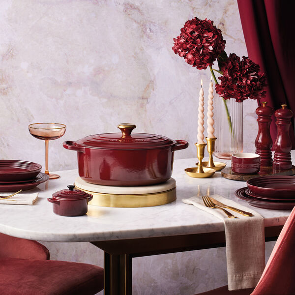 Saltkv&aelig;rn 21 cm, garnet, Le Creuset