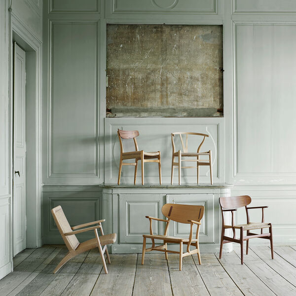 CH24 Y-stolen spisebordsstol, s&aelig;bebehandlet eg/natur, Carl Hansen & S&oslash;n