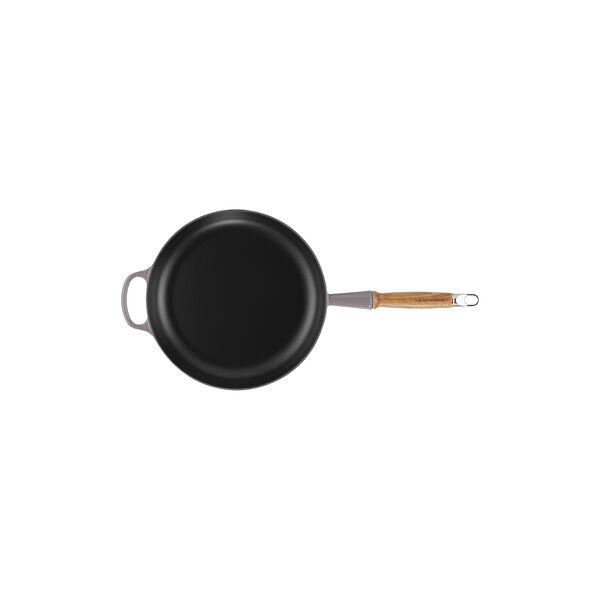 Signature st&oslash;bejern stegepande med tr&aelig;h&aring;ndtag &Oslash; 28 cm, flint, Le Creuset