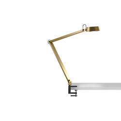 DARK T2 bordlampe, brass, LIGHT-POINT