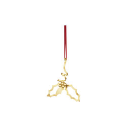 2026 Juleornament til bordet medium, guld, Georg Jensen