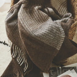 Oxford plaid, 05104 shades brown, Silkeborg Uldspinderi