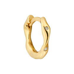 Twist Huggie Small, The Earring Shop