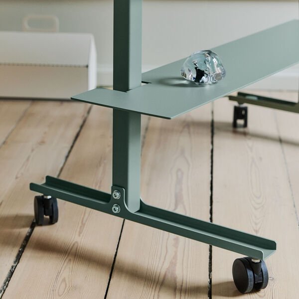 Plate Shelf, mossy green, Pedestal