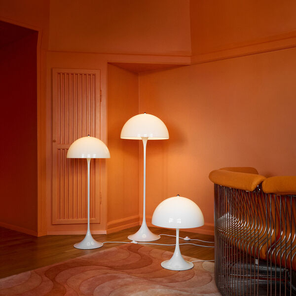 Panthella | &Oslash; 40 cm | Opal White | Gulvlampe, Louis Poulsen
