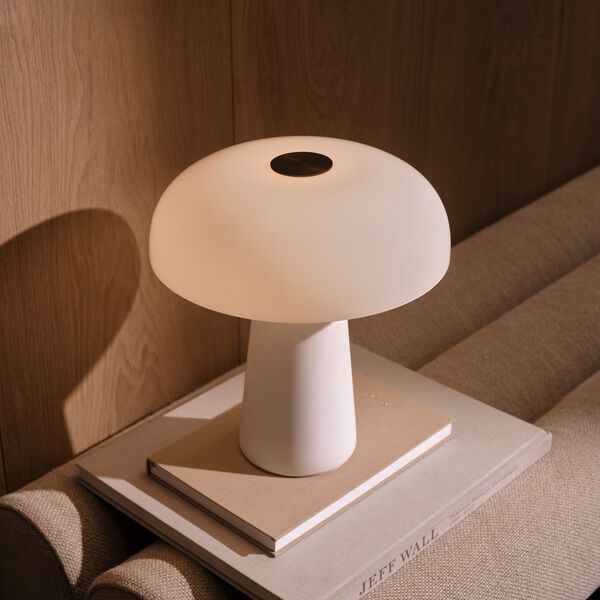 Glossy Mini Portable bordlampe, hvid, Design For The People