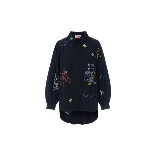 Sasha Shirt, black, HUNK&Oslash;N