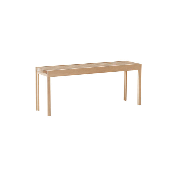 Lightweight Bench, white oiled oak Lightweight Bench, white oiled oak, Form & Refine