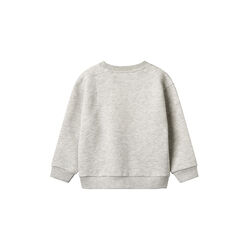 Sweatshirt L/S Ellis, light melange grey, Wheat