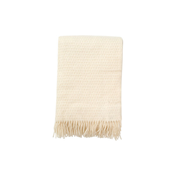 Knut uld plaid, natural Knut uld plaid, natural, Klippan Yllefabrik
