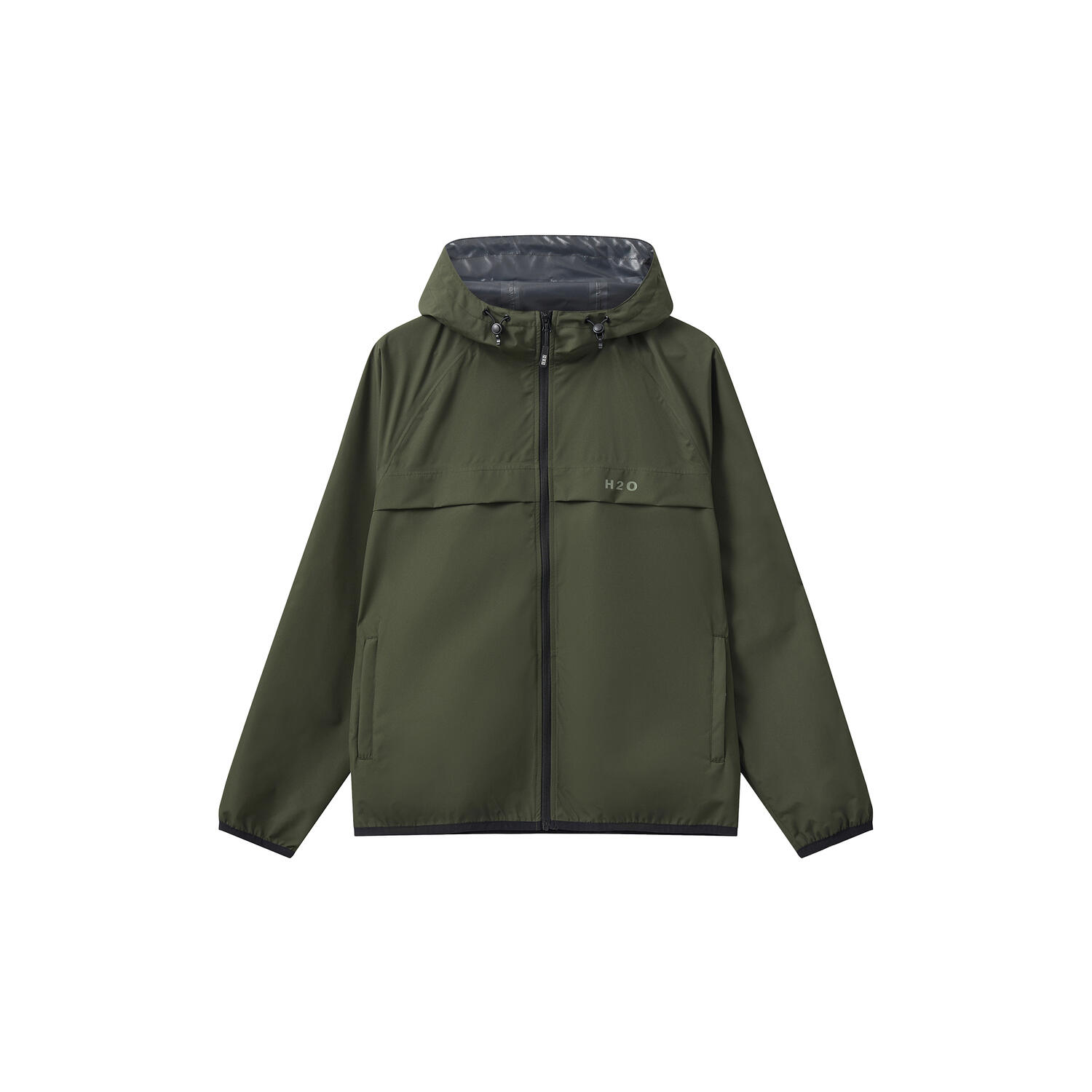 H2O - Rømø Lw Rain Long Jacket - 3553 Dusty Oak