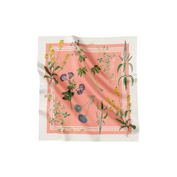 Coral Flora silketørklæde, Flora Danica Denmark