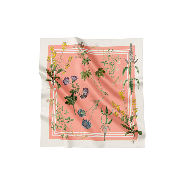 Coral Flora silketørklæde, Flora Danica Denmark