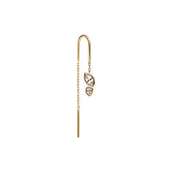 Swift Earring 01, guld, Maria Black