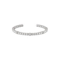 LUMI PEARL bracelet, rhodium white, bangle up