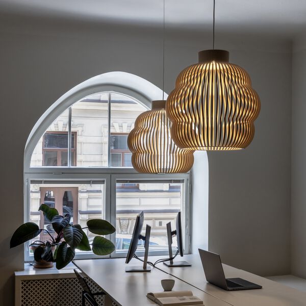 Kumulo 5200 Pendant, birch, Secto Design
