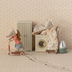 L&oslash;behjul til mus, red, Maileg