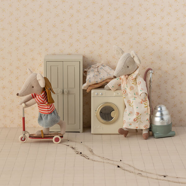 Løbehjul til mus, red, Maileg