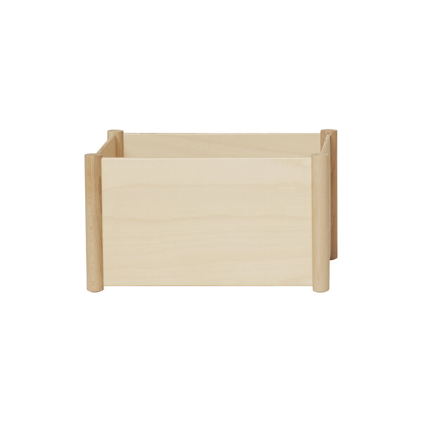 Pillar Storage Box, beech, Form & Refine