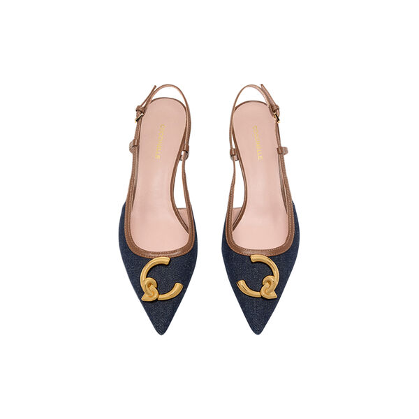 Coccinelle C-Me Denim, blue den/cognac Coccinelle C-Me Denim, blue den/cognac, Coccinelle