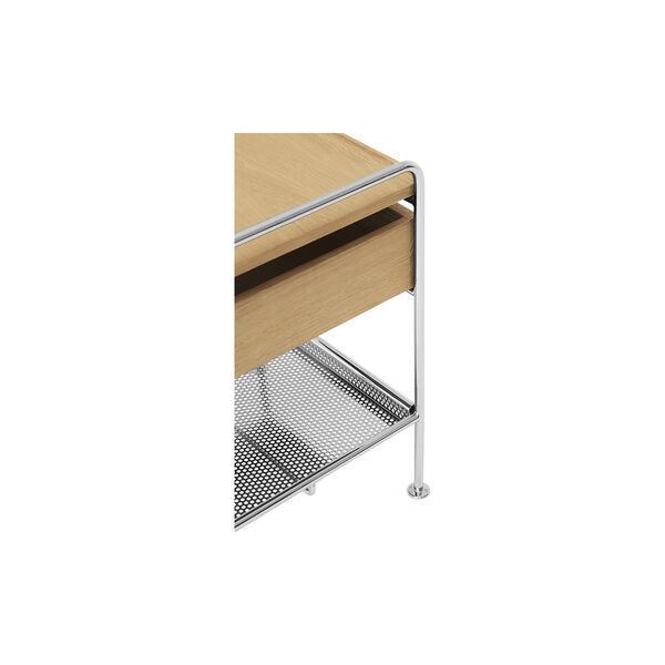 Alima NDS3 | Chrome/Oak | Sidebord, &Tradition