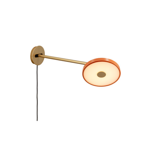 Asteria Long Wall Lamp, nuance orange, UMAGE
