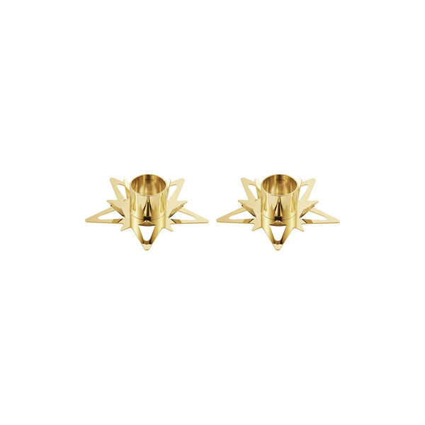 Classic Christmas stjernelyseholder til kertelys 2 stk, Georg Jensen