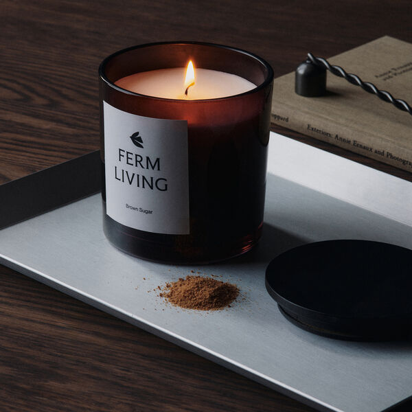 Vitto Scented Candle 1 v&aelig;ge, dark grape, Ferm Living