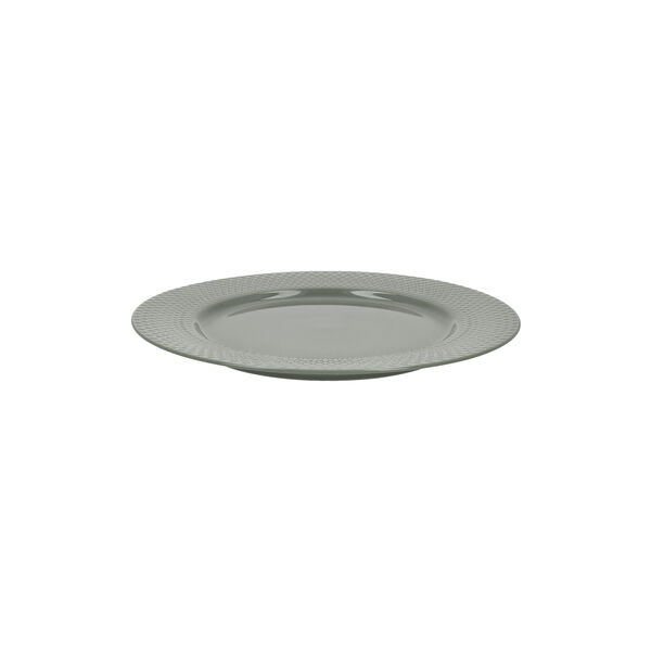 Rhombe Earth Middagstallerken &Oslash; 27 cm, moss, Lyngby Porcel&aelig;n