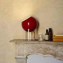Topan VP13 Table Lamp, vermilion red Topan VP13 Table Lamp, vermilion red, &Tradition