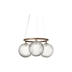 Miira 3 Circular Pendant, dark bronze/optic clear Miira 3 Circular Pendant, dark bronze/optic clear, Nuura