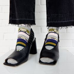 POETRY strømper, grey melange, Bella Ballou