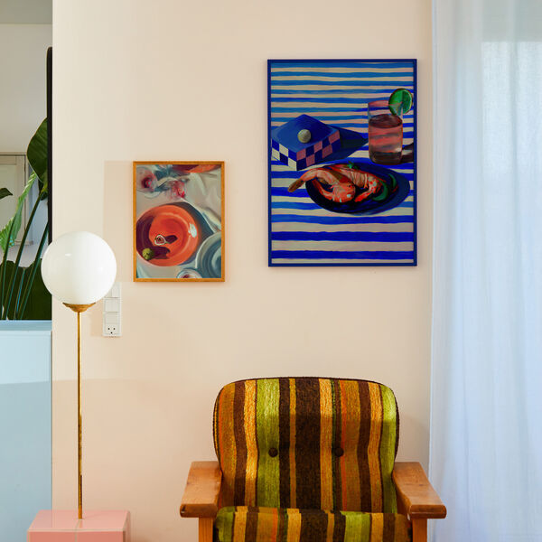 Shrimp & Stripes plakat, Paper Collective