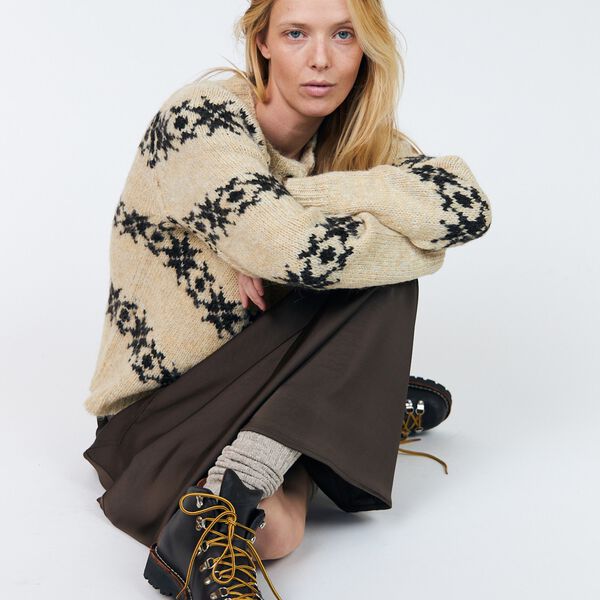 PadovaLL Cardigan Knit LS, creme, Lollys Laundry